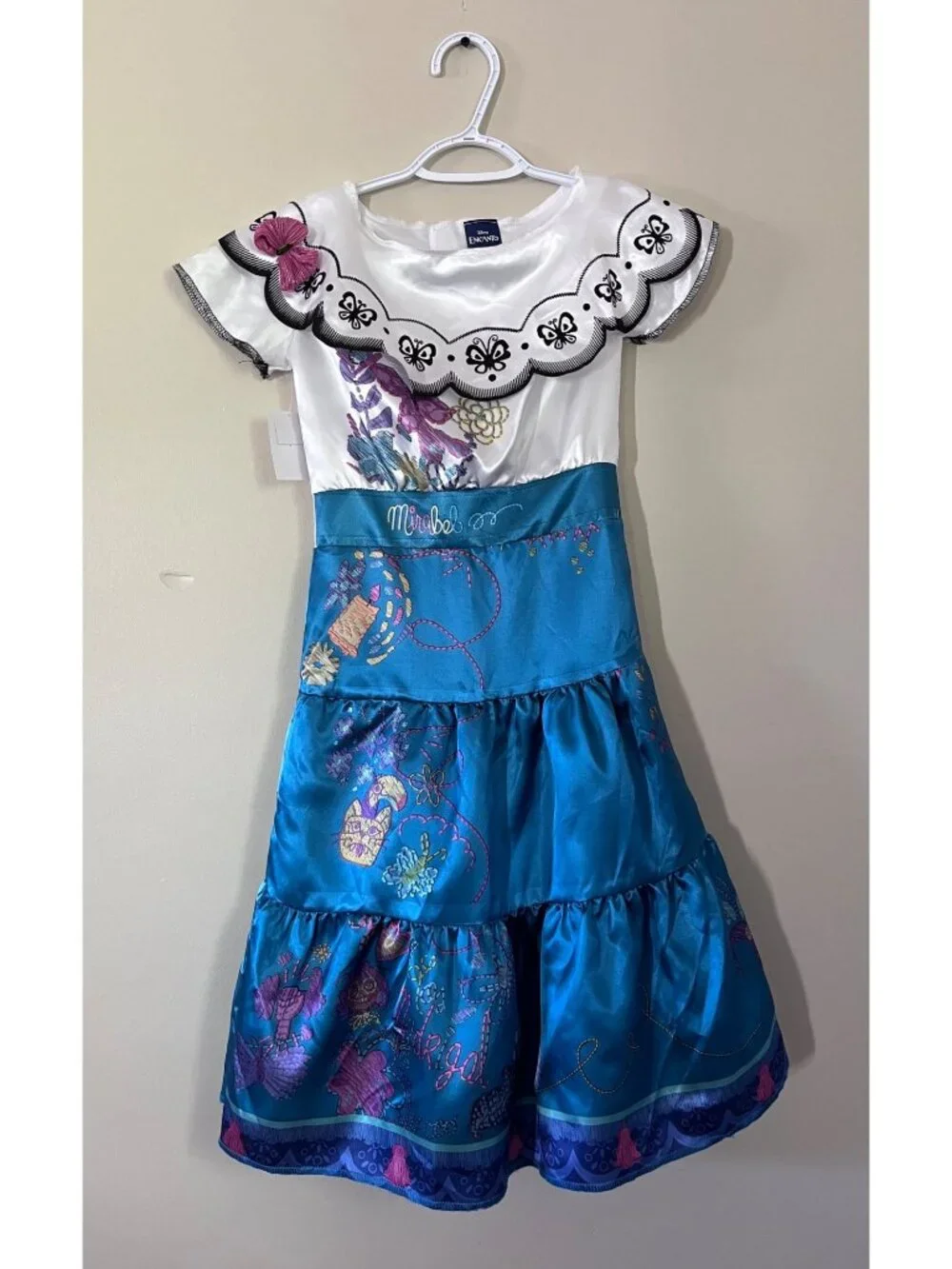 NWT Disney Girls Small (4-6) Encanto Mirabel Halloween Costume Purim Dress - Picture 1 of 4